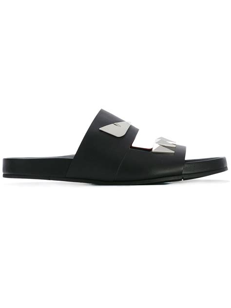 fendi men's slip on shoes|fendi monster sandals men.